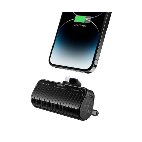 VG-W0558P batería externa Ión de litio 5000 mAh Negro