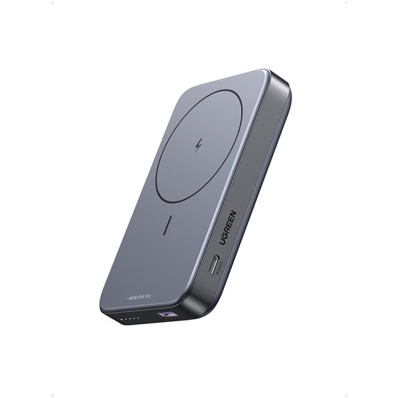 10000mAh Mini Powerbank Wireless 20W with MagSafe grey