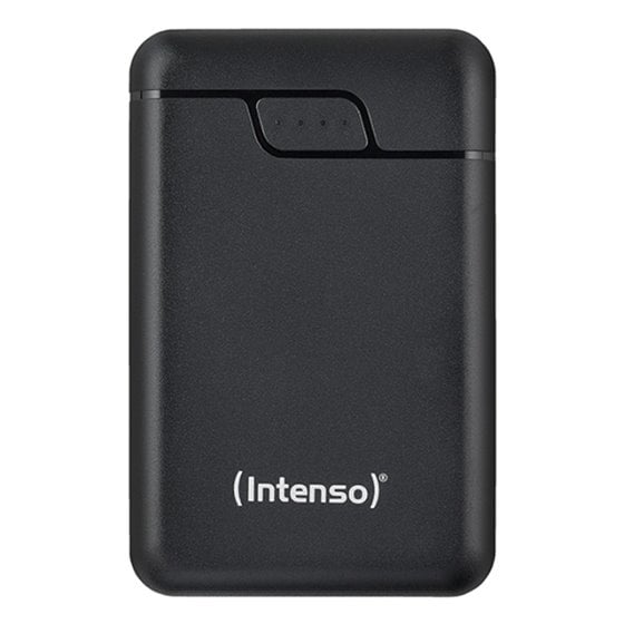 B10000 – Power bank de 10.000 mAh, batería externa portátil, USB-C y 2× USB-A, indicador LED, probada en Alemania, negra