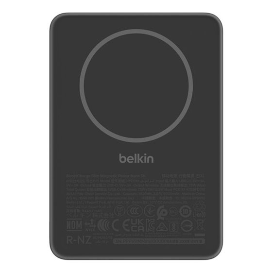 BPD010hqBK 5000 mAh Cargador inalámbrico Negro