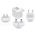 Cargador de Pared USB de 2 Puertos para Tablets Smartphones - Cargador Blanco de Alta Potencia para Viajes