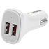 USB2PCARWHS cargador de dispositivo móvil Universal Blanco Encendedor de cigarrillos Auto