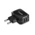 TQWC-1S02 cargador de dispositivo móvil GPS, MP3, MP4, Teléfono móvil, Consola de juegos portátil, Smartphone, Tableta Negro Cor