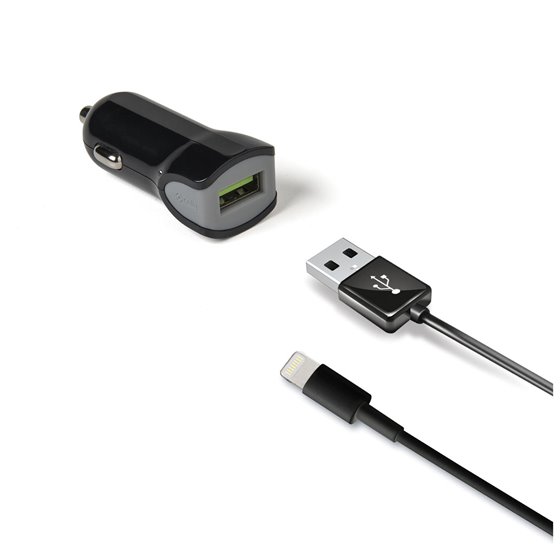 CCUSBLIGHT cargador de dispositivo móvil Universal Negro Encendedor de cigarrillos Auto