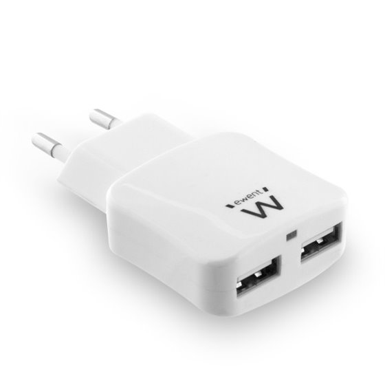 EW1302 cargador de dispositivo móvil Universal Blanco Corriente alterna Interior