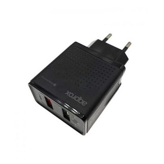 APPUSBWALLQC cargador de dispositivo móvil Negro Interior