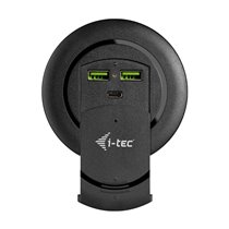 Built-in Desktop Fast Charger, USB-C PD 3.0 + 3x USB 3.0 QC3.0, 96 W