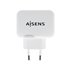 Cargador USB 17W 5V/3.4A, 2xUSB Con Control AI, Blanco