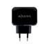 Cargador USB 17W 5V/3.4A, 2xUSB Con Control AI, Negro