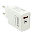 Cargador doble USB QC3.0 + tipo C PD 20W