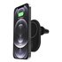 WIC004BTBK cargador de dispositivo móvil Smartphone Negro USB Cargador inalámbrico Auto