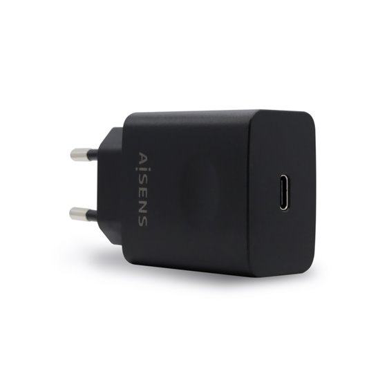 Cargador USB-C PD 3.0 1 Puerto 1x USB-C 20 W, Negro
