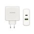 Cargador 48 W, 1x USB-C PD3.0 30 W, 1x USB-A QC3.0 18 W, Blanco