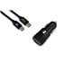 SUBCHG-5CPD11 cargador de dispositivo móvil Smartphone Negro Encendedor de cigarrillos, USB Carga rápida Auto