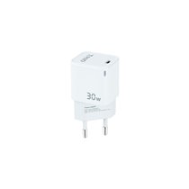 Cargador de Pared GAN USB-C/PD 30W, Blanco