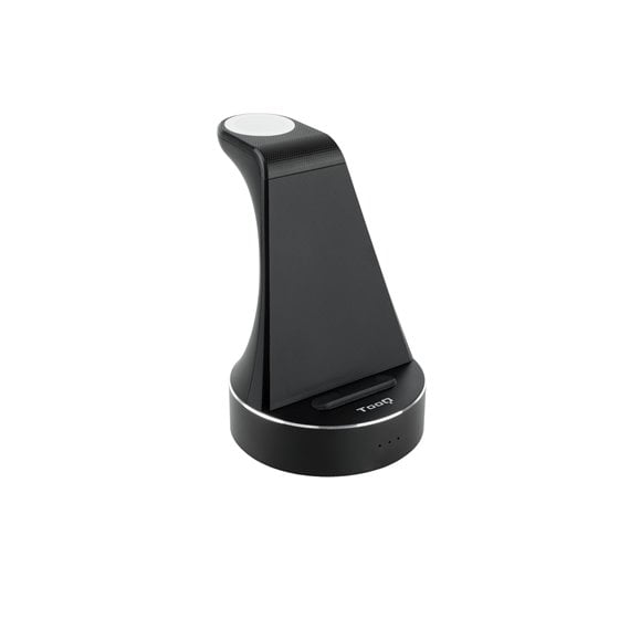 Base de Carga Inalámbrica para Apple Watch y iPhone/Smartphone, Negro