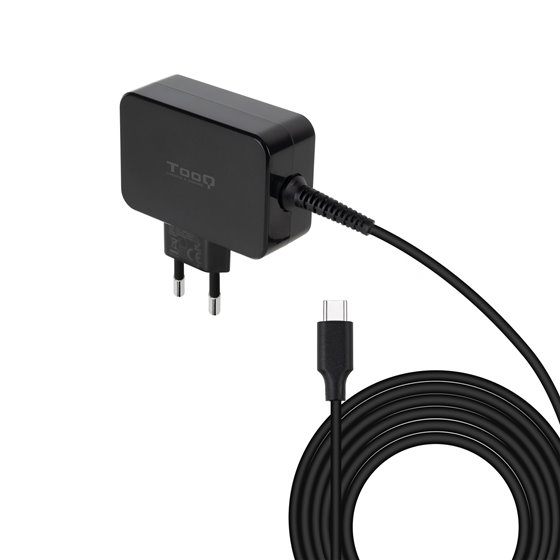 TQLC-USBCGAN65PD cargador de dispositivo móvil Portátil Negro Corriente alterna Interior