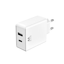 EW1328 cargador de dispositivo móvil Universal Blanco Corriente alterna Carga rápida Interior