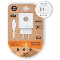 CARGADOR TECHONE DOBLE USB + USB-C