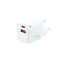 CARGADOR GAN 20W USB-C/USB-A PARED