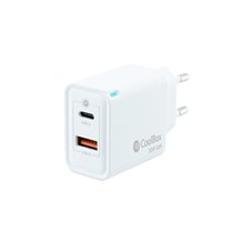 CARGADOR GAN 30W USB-C/USB-A PARED