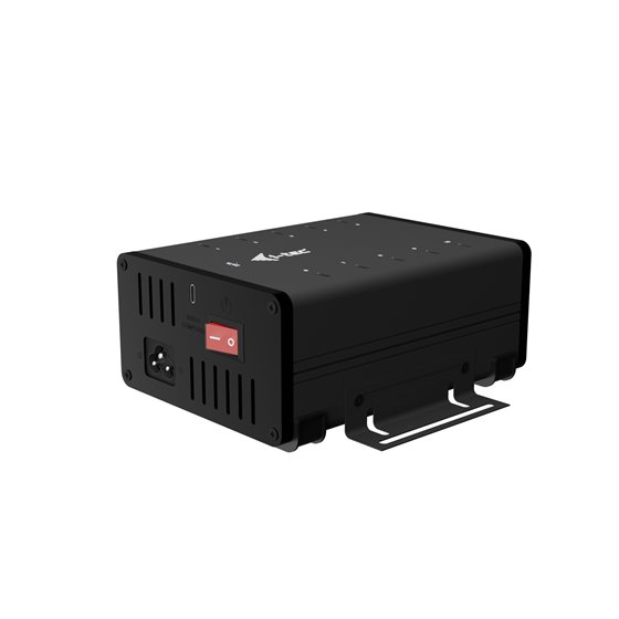 USB-C/USB-A Metal Charging + data HUB, 15W per port, 10x USB-C
