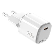 UPTC1USBC20WWH cargador de dispositivo móvil Micrófono, Smartphone, Reloj inteligente, Tableta, Teléfono Blanco USB Interior