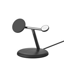 WIZ023VFBK cargador de dispositivo móvil Auriculares, Smartphone, Reloj inteligente Negro USB Cargador inalámbrico Interior