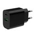 TA-UC-PDQC20-01-BK cargador de dispositivo móvil Universal Negro Corriente alterna Carga rápida Interior