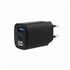 TA-UC-PDQC30LCD-BK-01 cargador de dispositivo móvil Smartphone, Reloj inteligente, Tableta Negro Corriente alterna Carga rápida 