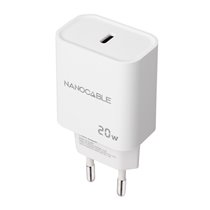 Cargador USB-C PD 20W, Blanco
