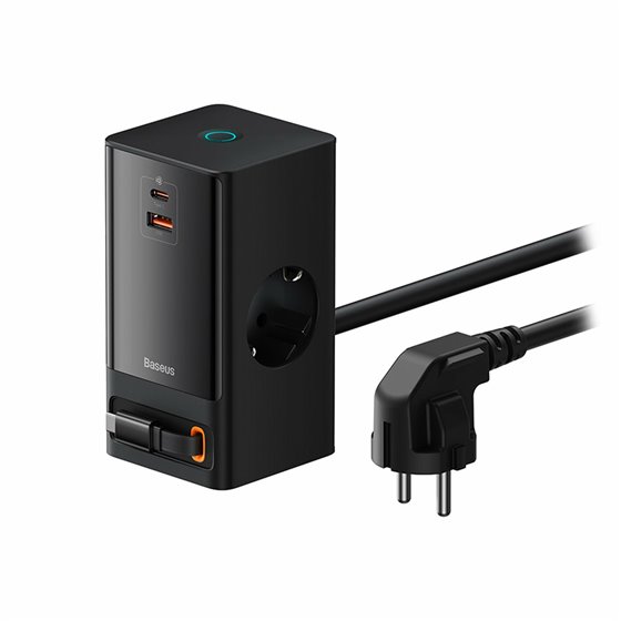 PowerCombo Universal Negro Corriente alterna Carga rápida Interior