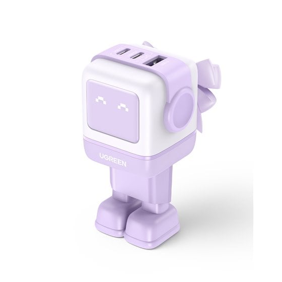Nexode RG 65W 3-Port GaN Ordenador portátil, Teléfono móvil, Ratón, Portátil, Batería portátil, Teléfono Rosa Corriente alterna 