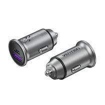 Cargador de Coche FFFH0/ 1xUSB-Tipo C/ 1xUSB/ 30W