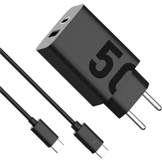 TurboPower 50W Universal Negro Corriente alterna Carga rápida Interior