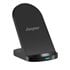 WCP108 cargador de dispositivo móvil Smartphone Negro USB Cargador inalámbrico Carga rápida Interior