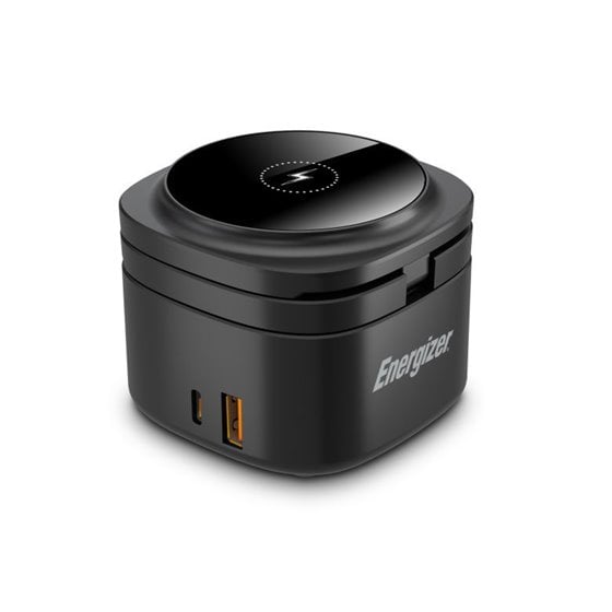 WCP311 cargador de dispositivo móvil Auriculares, Smartphone, Reloj inteligente Negro Corriente alterna Cargador inalámbrico Car