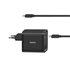 Cargador universal de portátil USB C de 45W, carga rápida, color negro