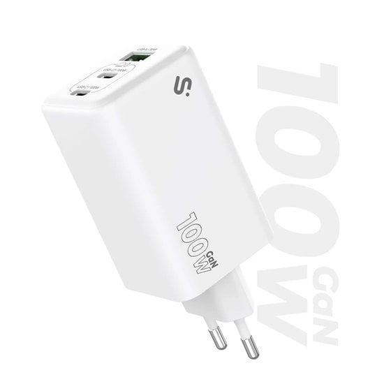 SUBCHG-6G1003 cargador de dispositivo móvil Universal Blanco Corriente alterna Carga rápida Interior