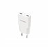 Cargador 2xUSB-C/PD 30W, Blanco