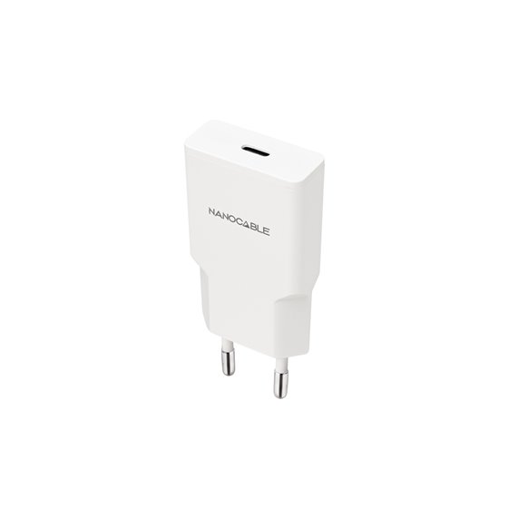 Cargador USB-C/PD 30W, Blanco