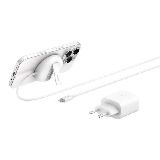 WIA011kqWH Auriculares, Smartphone Blanco USB Cargador inalámbrico Carga rápida Interior