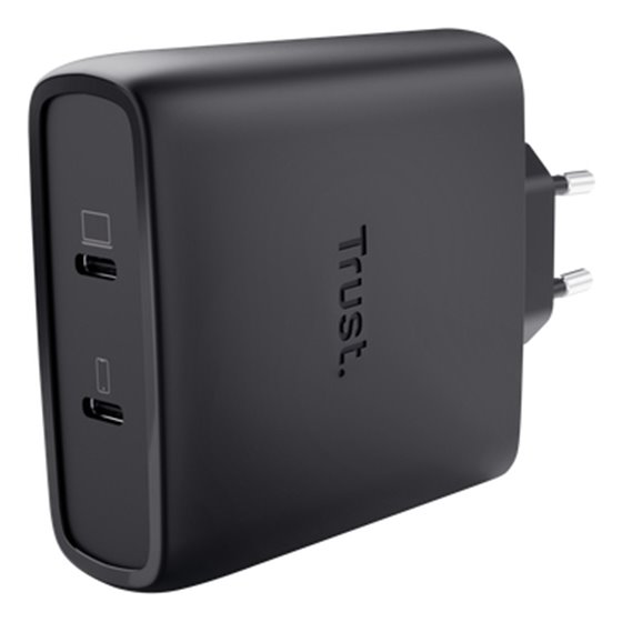 Maxo Cargador GaN USB-C de 2 puertos de 100 W - Blanco