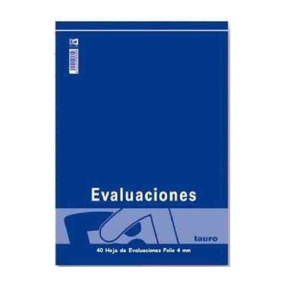 Bloc Exámen TAURO Folio 40 Hojas Cuadrícula 4 mm.