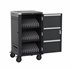 EW1700 carrito y armario de dispositivo portátil Carro de gestión y carga para dispositivos portátiles Negro, Gris