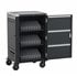 EW1701 carrito y armario de dispositivo portátil Armario de gestión y carga para dispositivos portátiles Negro, Gris
