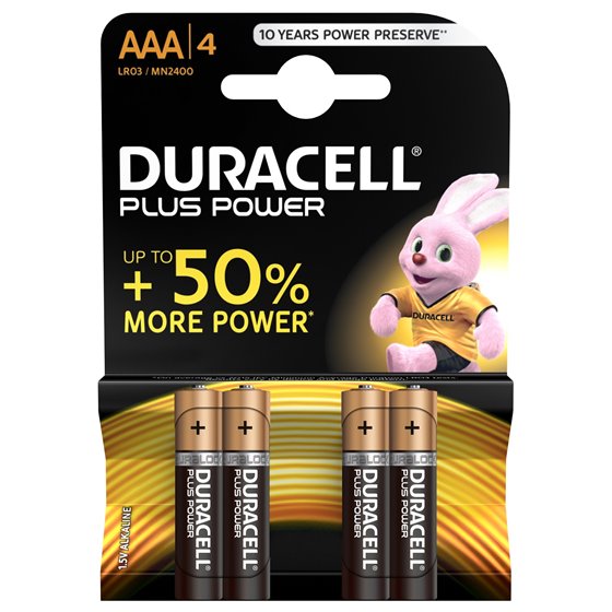 Plus Power Batería de un solo uso AAA Alcalino