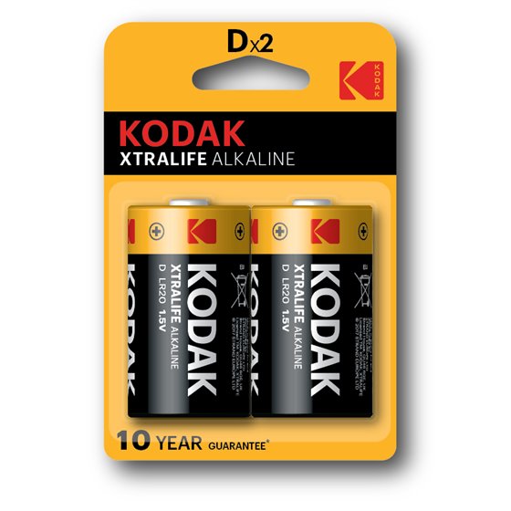 KDXLR20PB2 Batería de un solo uso D Alcalino