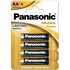 PILAS PANASONIC ALKALINE AA LR06 B/4