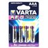 4x AAA Lithium Batería de un solo uso Litio